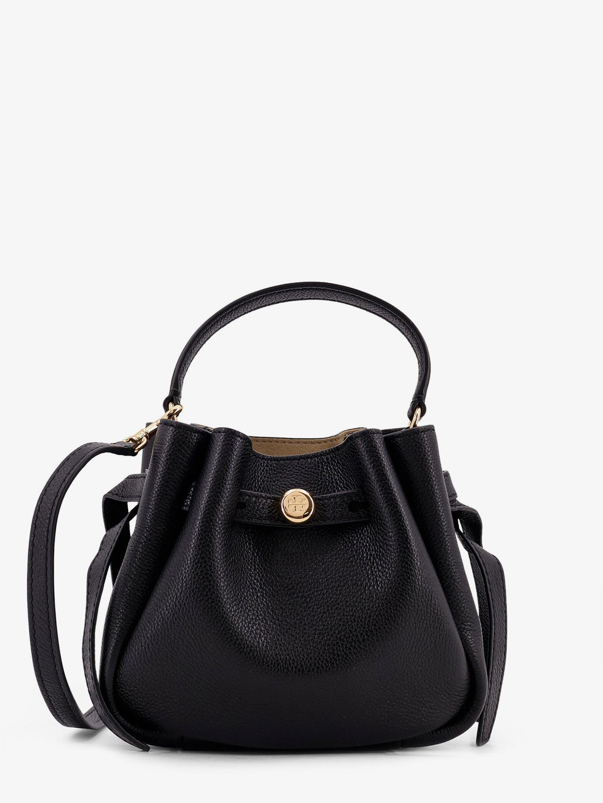 Tory Burch Romy Mini leather shoulder bag - Black