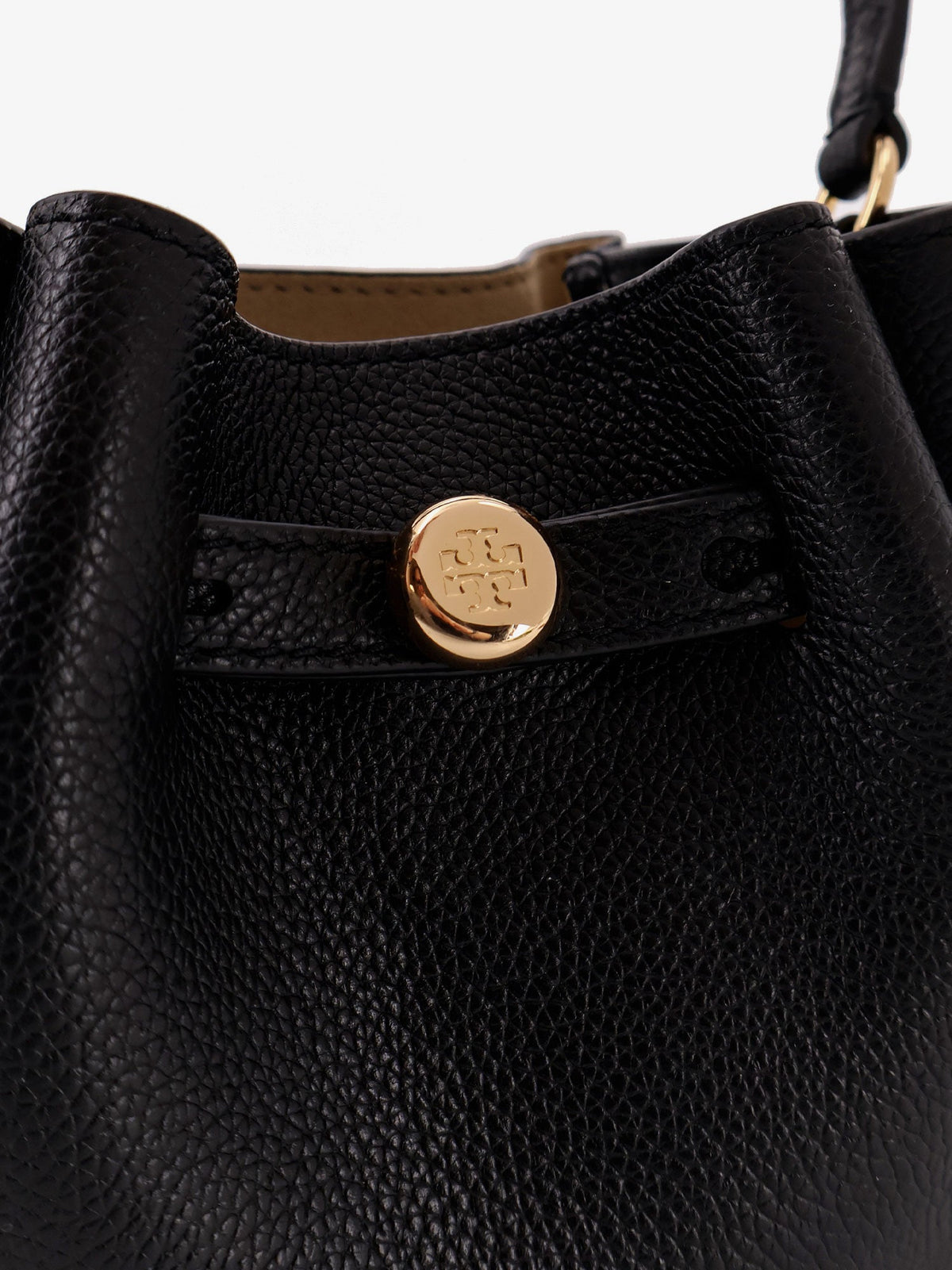 Tory Burch Romy Mini leather shoulder bag - Black