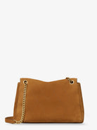 Tory Burch Charlie suede shoulder bag - Caramel