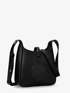 Tory Burch Miller Swing shoulder bag in black hammered leather