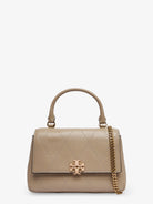 Tory Burch Charlie Quilted Top Handle Chain Wallet crossbodybag - Softcement