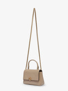Tory Burch Charlie Quilted Top Handle Chain Wallet crossbodybag - Softcement
