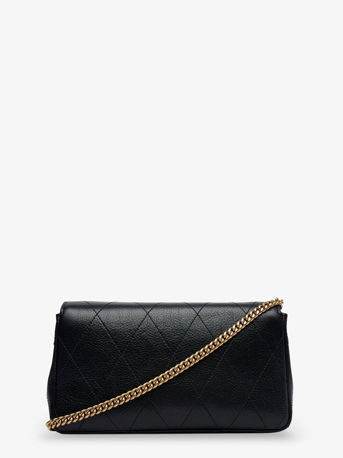 Tory Burch Charlie Quilted Chain Wallet leather crossbody bag - Black