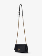 Tory Burch Charlie Quilted Chain Wallet leather crossbody bag - Black