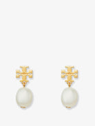 Tory Burch Kira Pearl Drop Earrings - Torygoldivory