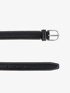 Toteme Slim Grained leather belt - Black