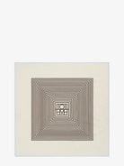 Toteme Centered Monogram silk foulard - Macadamia