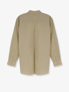 Toteme Classic Tumbled organic cotton shirt - Peanut