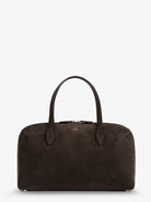 Toteme Day suede handbag - Brown