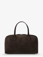 Toteme Day suede handbag - Brown