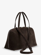 Toteme Day suede handbag - Brown
