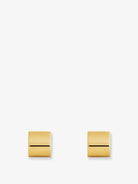 Toteme Brass Huggie Earrings - Gold