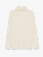 Toteme Bouclé alpaca blend turtleneck - Milk