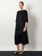 Toteme Longline wool blend sweater - Black