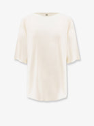 Toteme Longline wool blend sweater - White