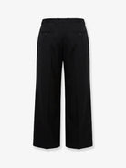 Toteme Single Pleat cotton trousers - Black