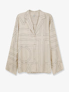 Toteme Pajamas organic silk shirt - Ivory