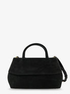 Toteme Mercer Small Leather Handbag - Black/Red