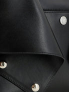 Toteme Mercer Small Leather Handbag - Black/Red