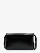 Toteme Patent T-Lock crossbody bag - Black