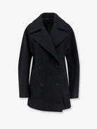 Toteme Wool and cashmere blend coat - Black