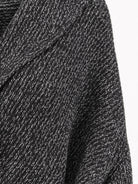 Toteme Double-breasted wool cardigan - Black/White