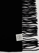 Toteme Wool and cashmere blend scarf - Black