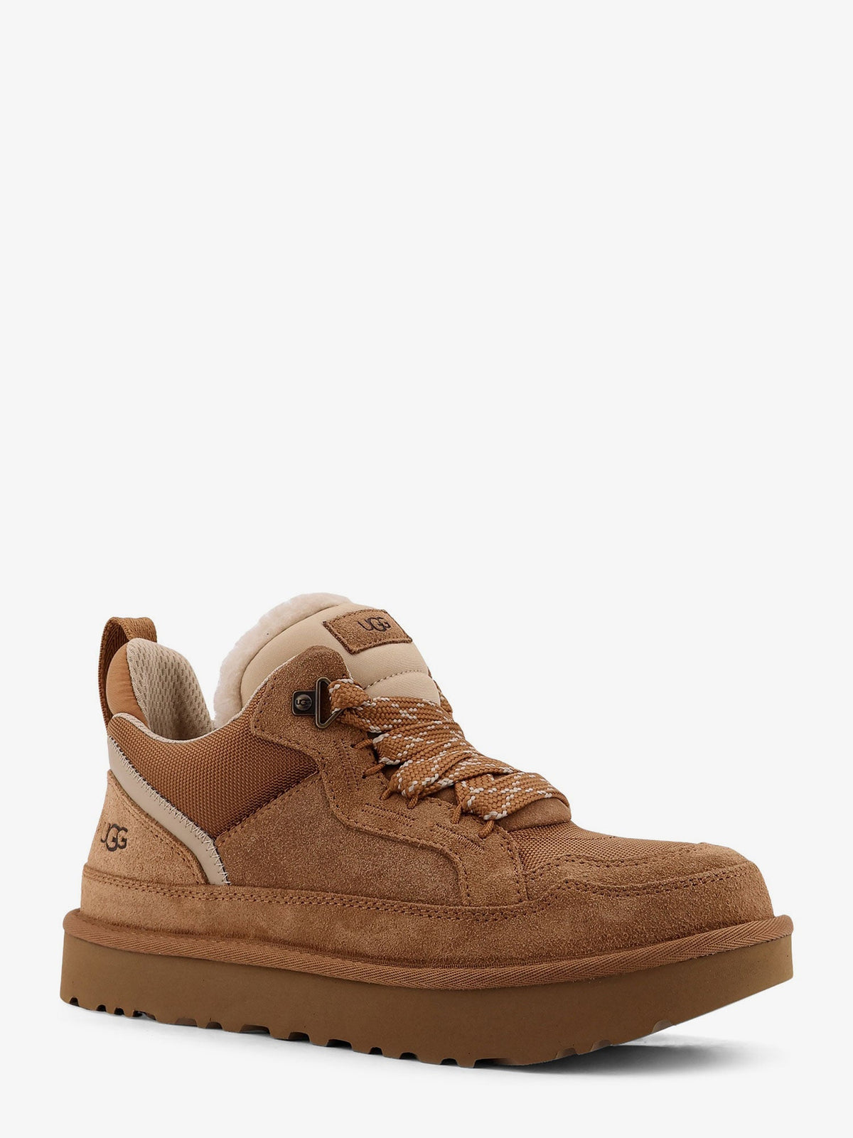 UGG Sneakers Lowmel in suede and nylon - Chestnut