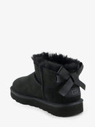 UGG Ultra mini Bailey Bow suede ankle boot - Black