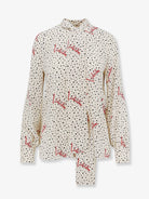Valentino Bollicine Plusdepois Crepe De Chine Shirt - Vaniglianeroparis