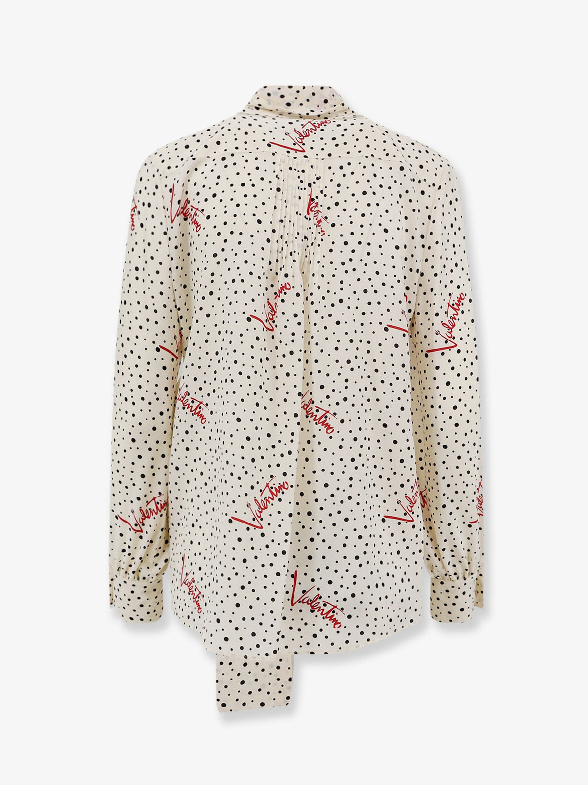 Valentino Bollicine Plusdepois Crepe De Chine Shirt - Vaniglianeroparis