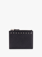 Valentino Garavani Valentino Garavani rockstud leather card holder - Nero