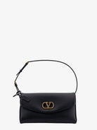 Valentino Garavani Devain leather shoulder bag - Nero
