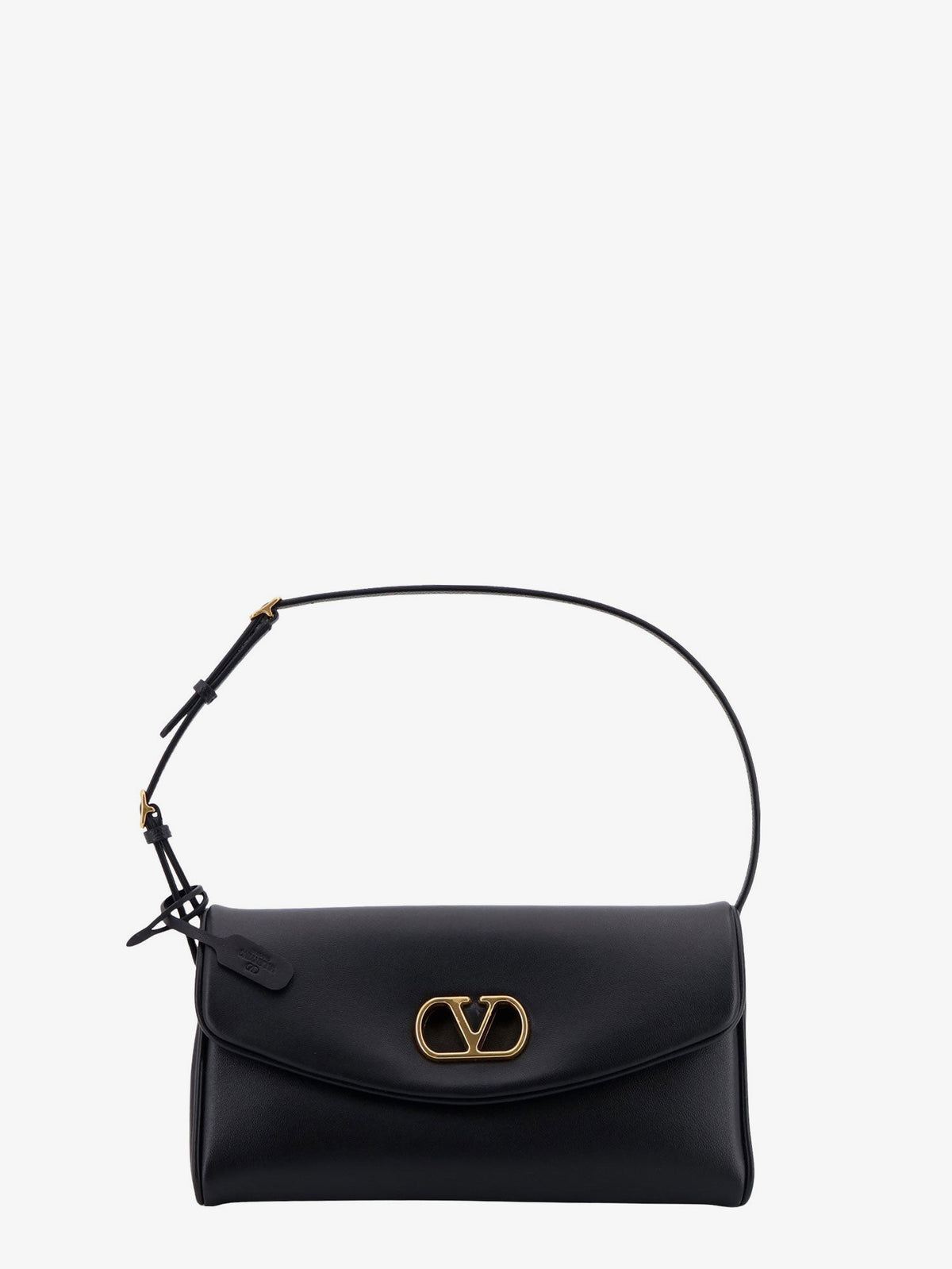 Valentino Garavani Devain leather shoulder bag - Nero