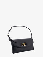 Valentino Garavani Devain leather shoulder bag - Nero