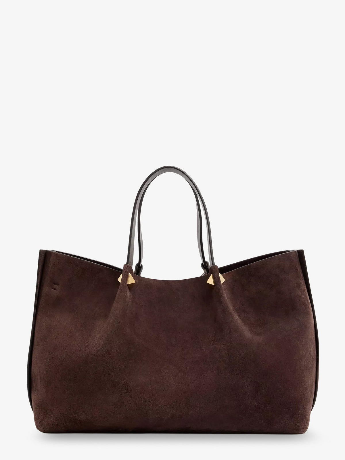 Valentino Garavani Suede shoulder bag - Ebonybrown