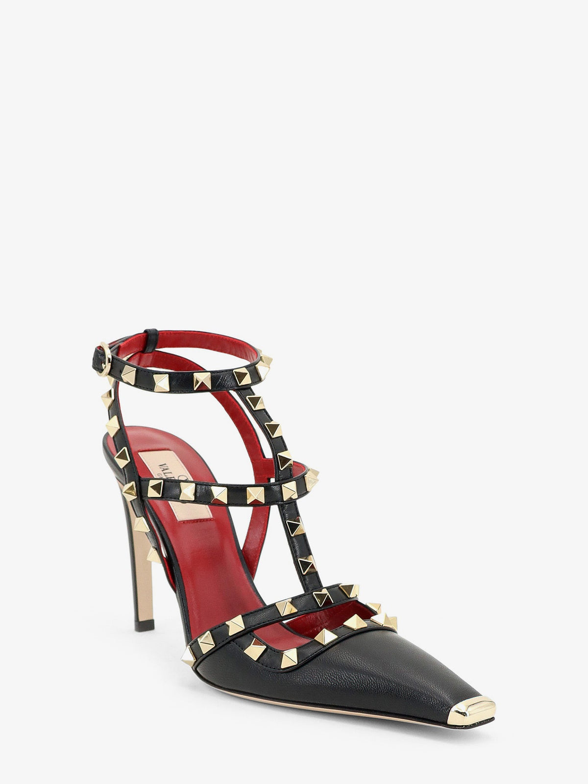 Valentino Garavani Rockstud leather pumps with iconic studs - Nero