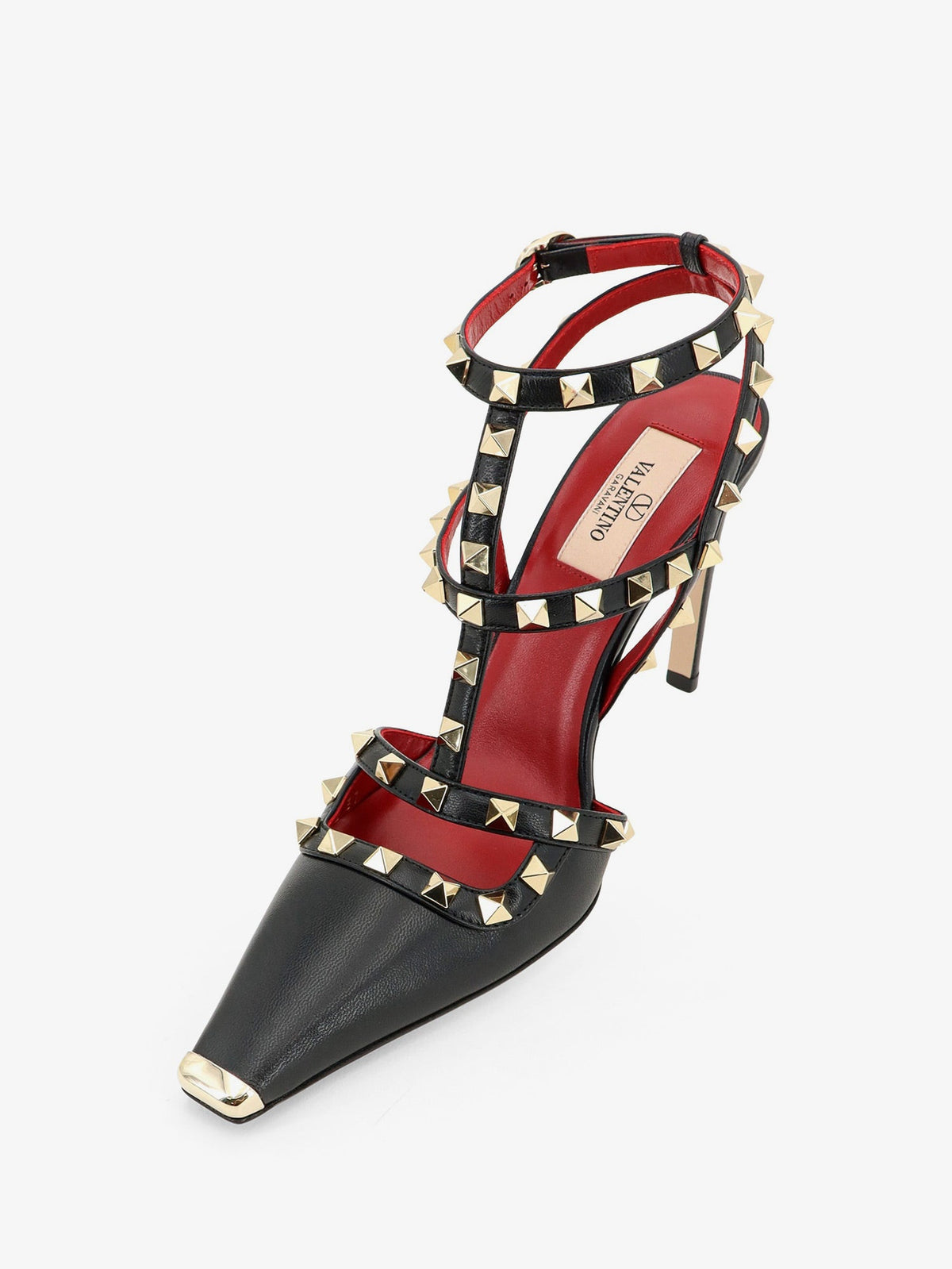 Valentino Garavani Rockstud leather pumps with iconic studs - Nero