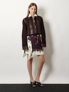 Versace Leather and suede jacket - Brown