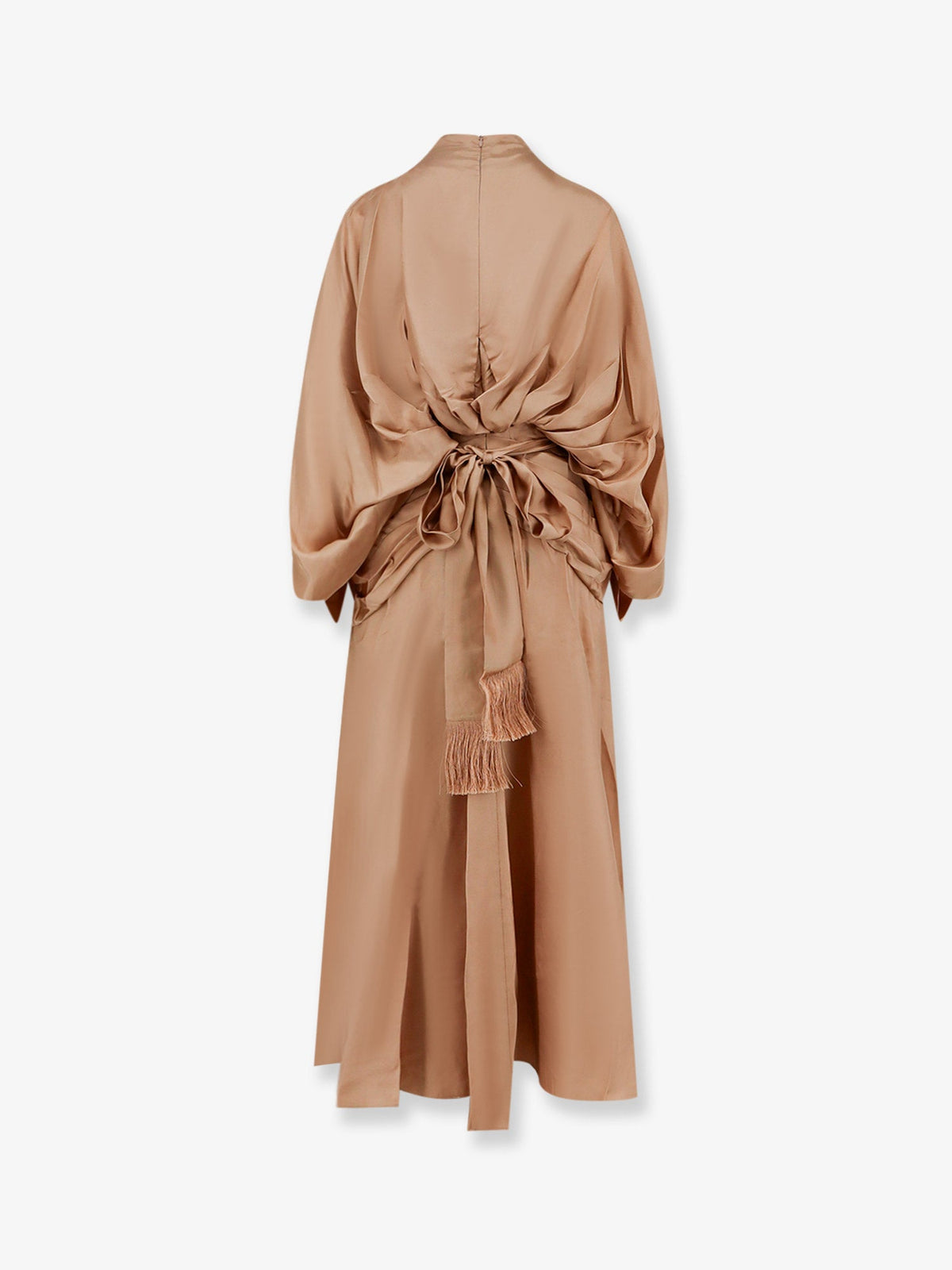 Zimmermann Valiant long silk dress - Latte