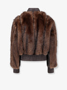 Zimmermann Valiant Faux Fur Jacket - Brown