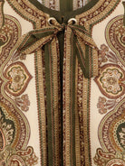 Zimmermann Mahon silk tunic dress - Olive Paisley