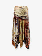 Zimmermann Valiant Draped Scarf silk  long skirt - Splicedscarves