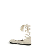 Alanui The Sound Of The Sea lace-up Ballerinas - Arpa Black