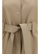 Max Mara Wool Jacket-shirt with belt - Hazelnut