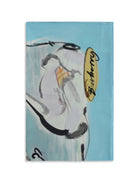 Burberry Swan lake silk Scarf - Skylight Blue