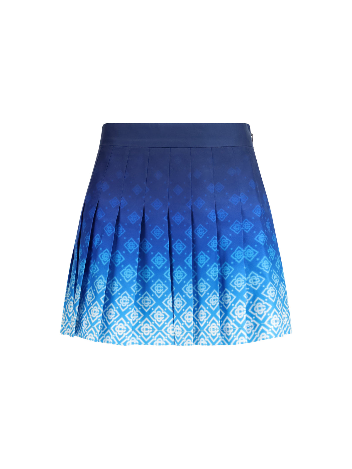 Casablanca Pleated Mini Skirt - Orchid Monogram