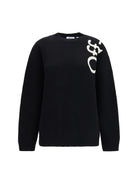 Off-White Vertical Bookish crewneck Sweater - Black Ivory