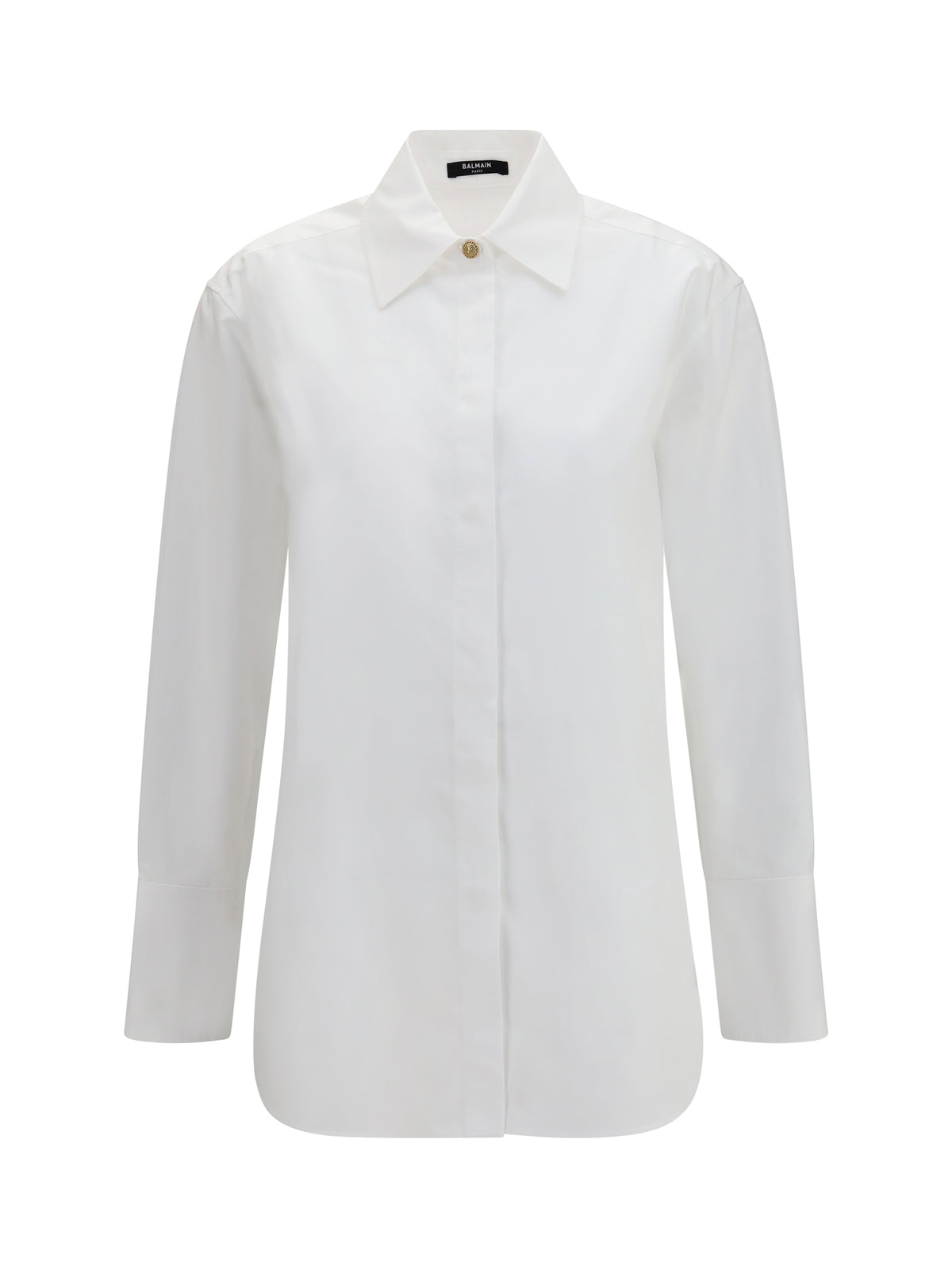 Balmain Cotton poplin Shirt - Blanc Optique