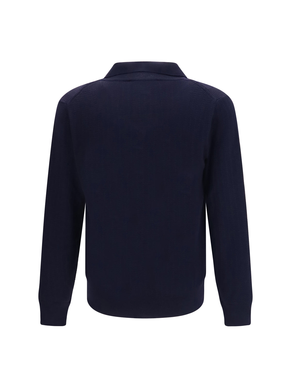 Brooksfield Virgin wool shawl collar Cardigan - Blue Dark